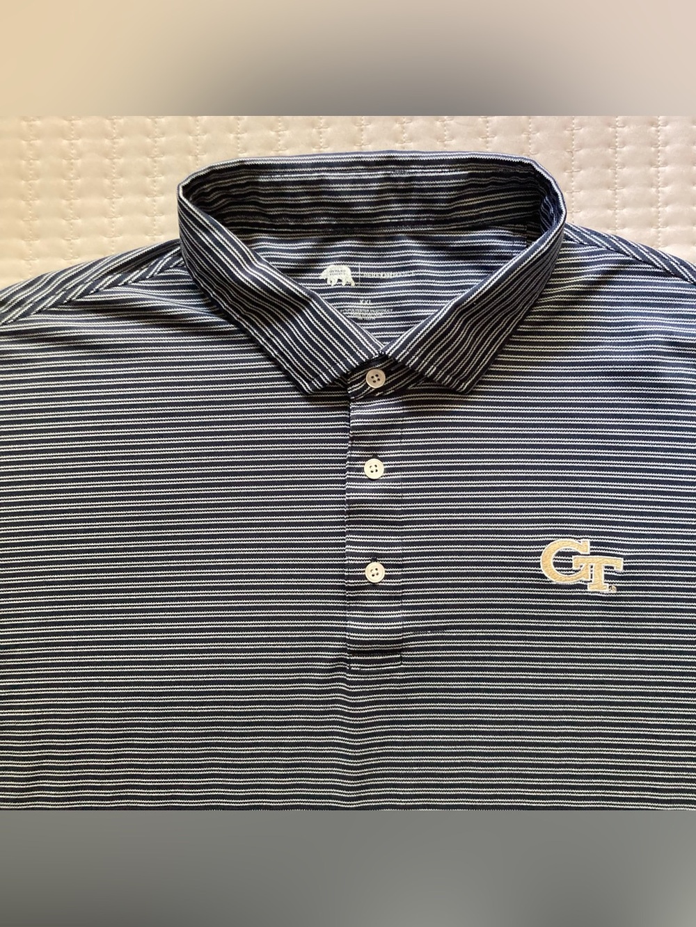 Georgia Tech Yellow Jackets Onward Reserve Blue Golf Polo Shirt Men’s 2XL